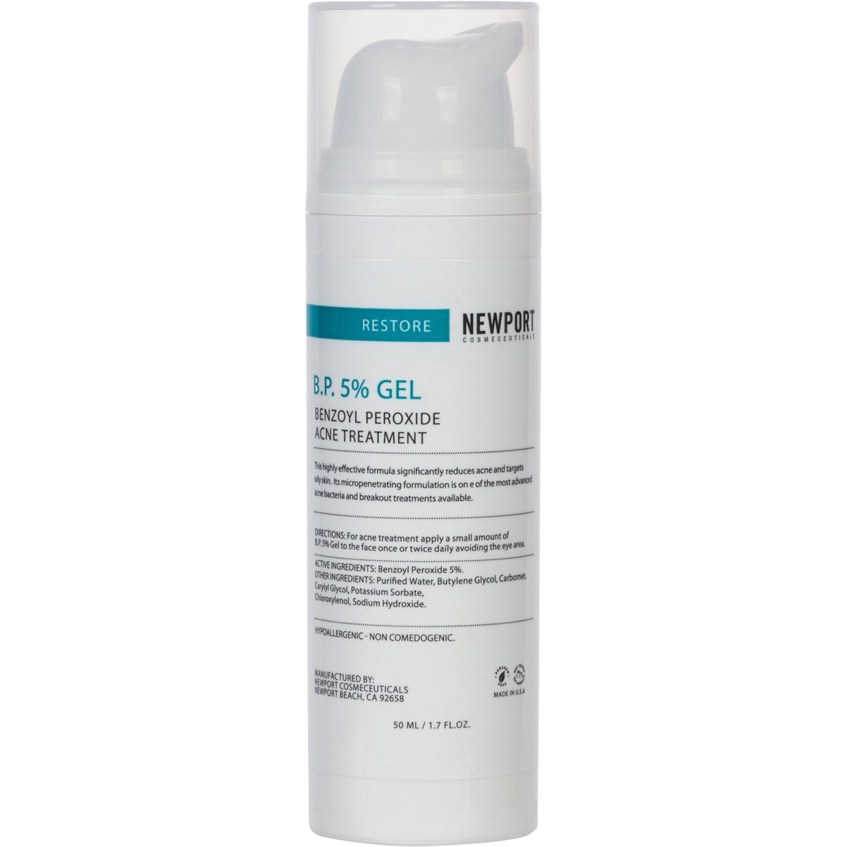 Newport Cosmeceutical's B.P. Gel 5% - Image 4