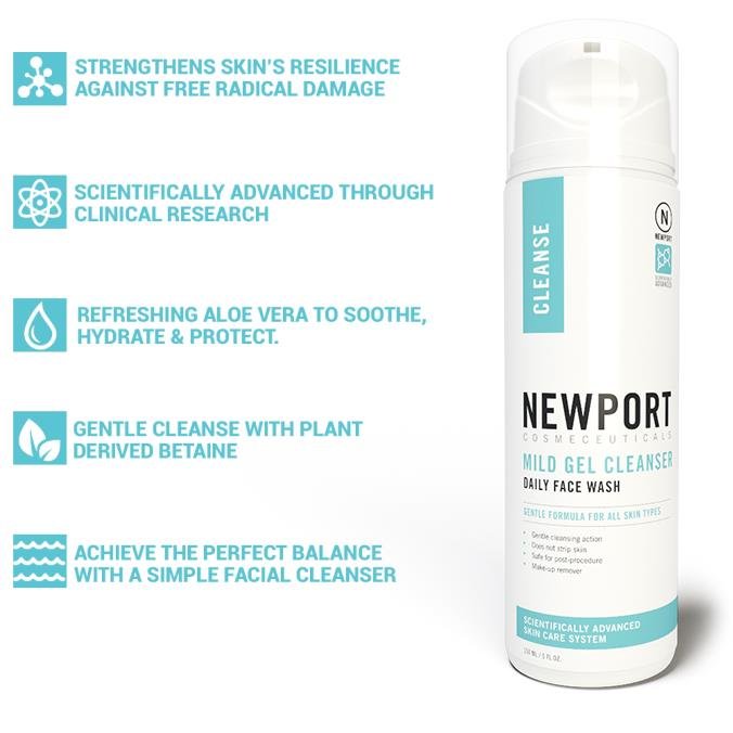 Newport Cosmeceutical's Mild Gel Cleanser - Image 3