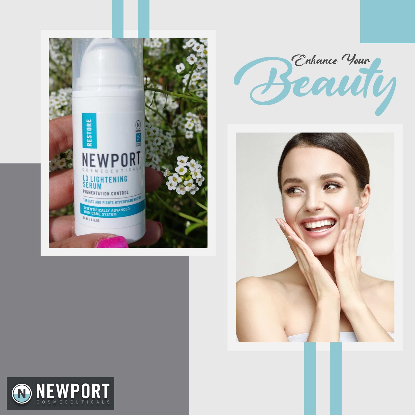 Newport Cosmeceutical's L3 Lightening Serum - Image 4