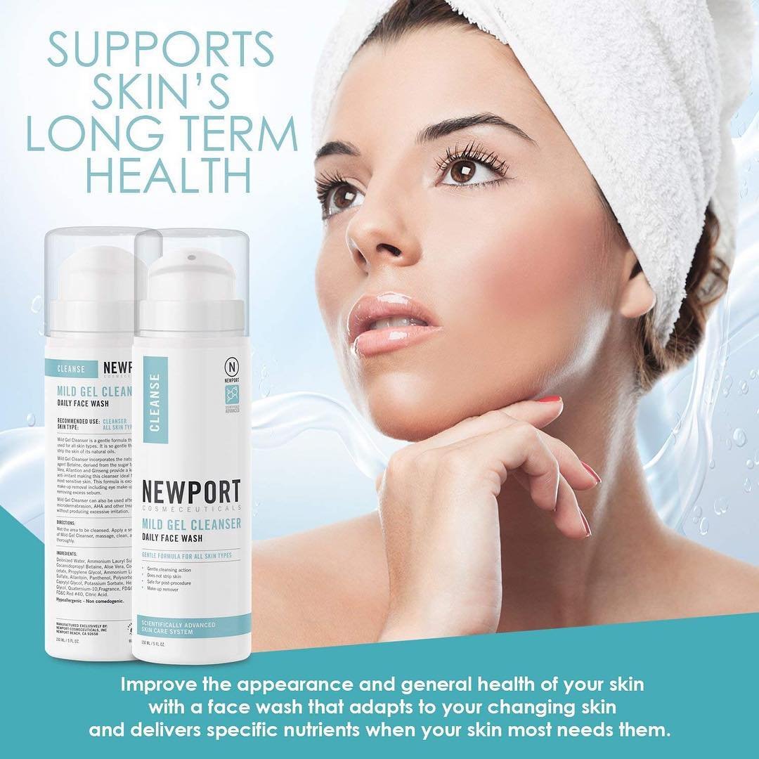 Newport Cosmeceutical's Mild Gel Cleanser - Image 2