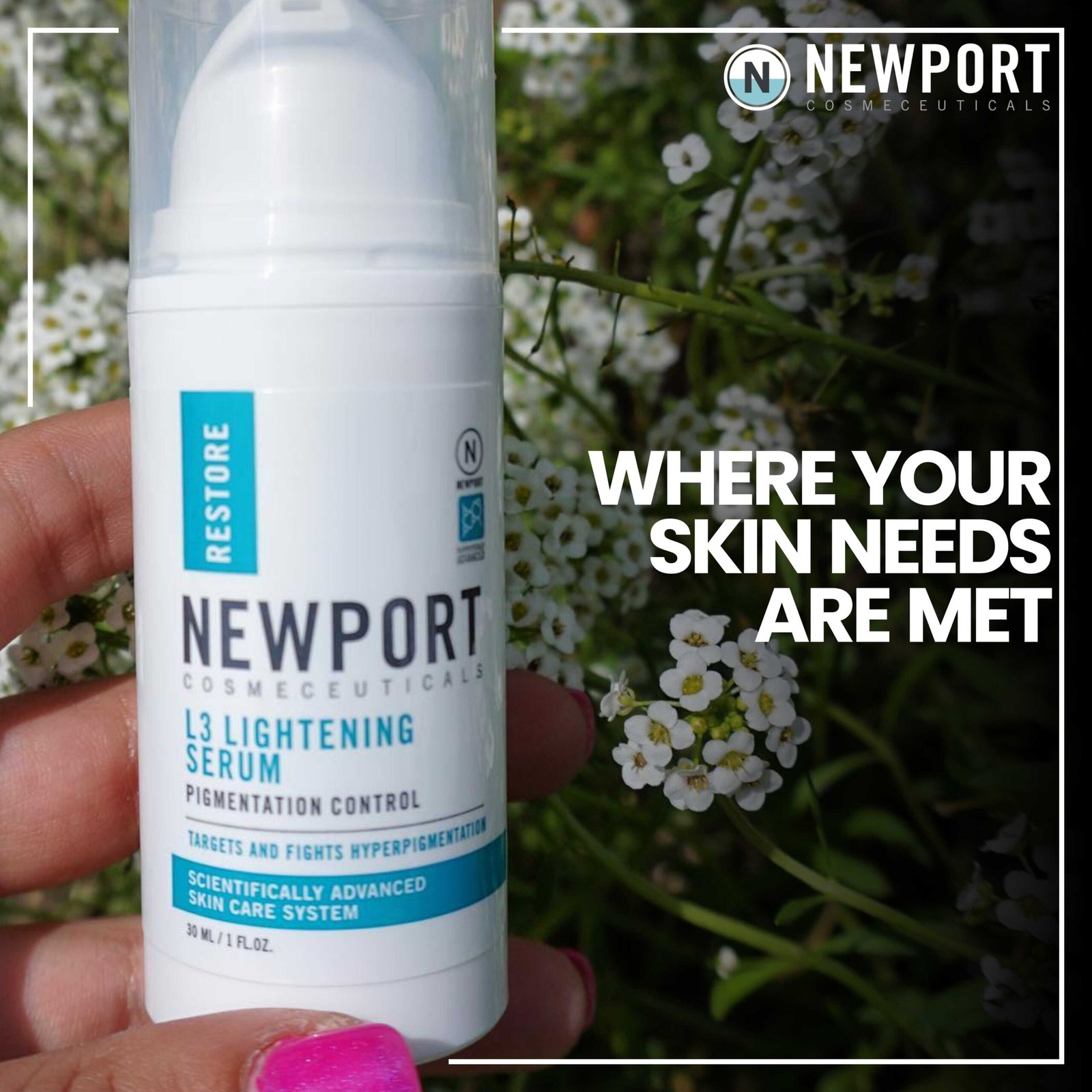 Newport Cosmeceutical's L3 Lightening Serum - Image 3